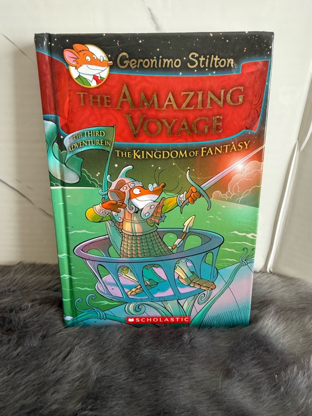 Geronimo Stilton The Amazing Voyage Hardcover - Red & Green Cover